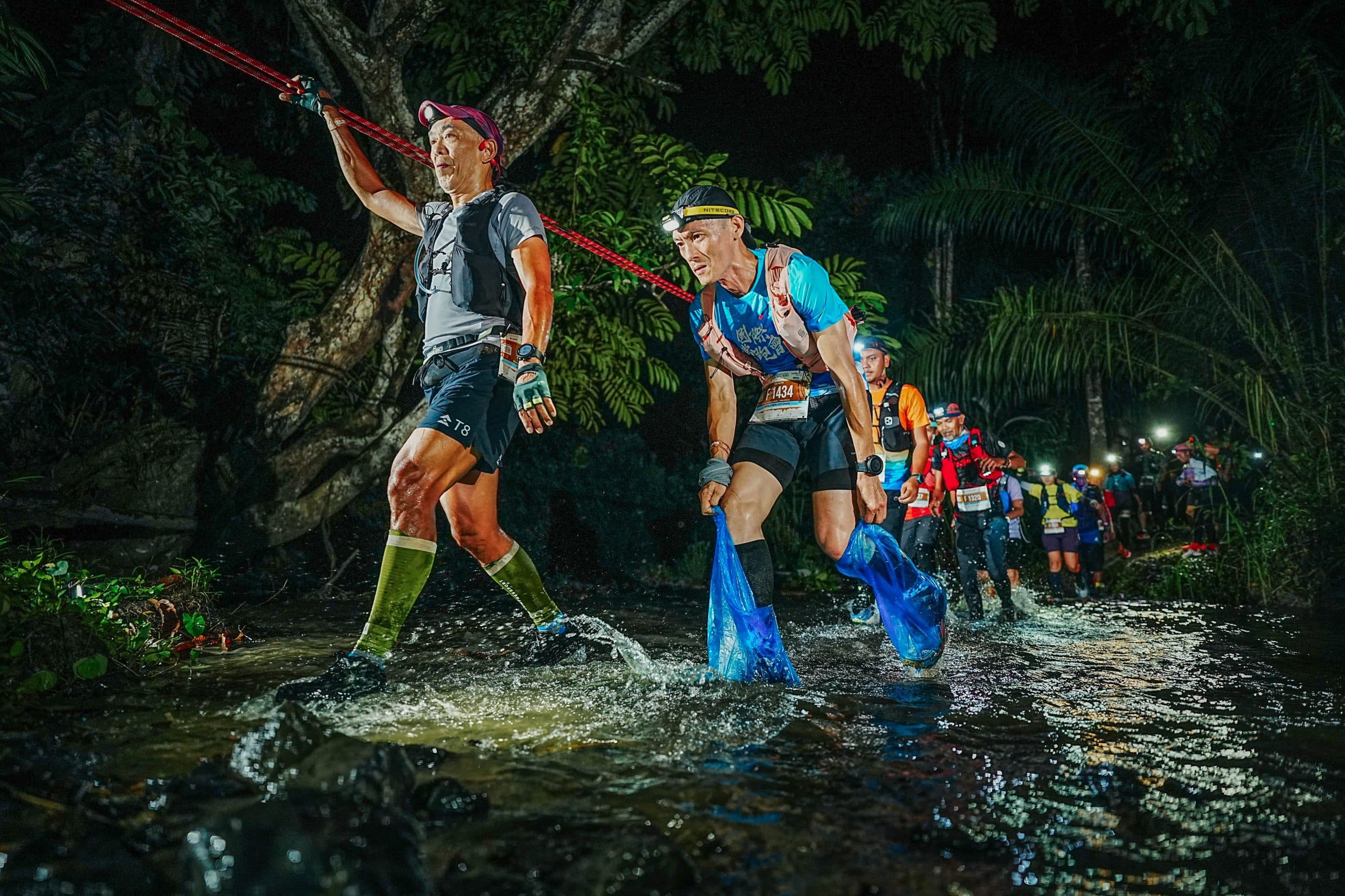 Trail runners on The Magnificent Series course